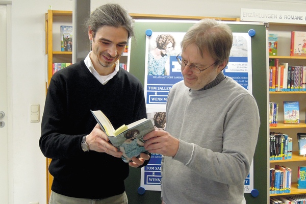 Dr. phil. habil. Adrian Christian La Salvia (ALD) und Wolfgang Thöner (Stiftung Bauhaus)