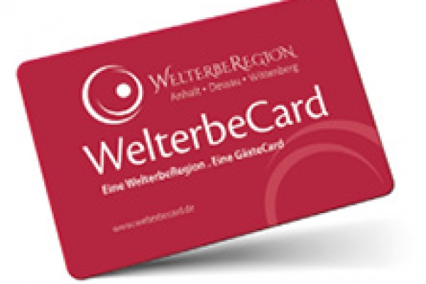 WelterbeCard der WelterbeRegion Anhalt-Dessau-Wittenberg